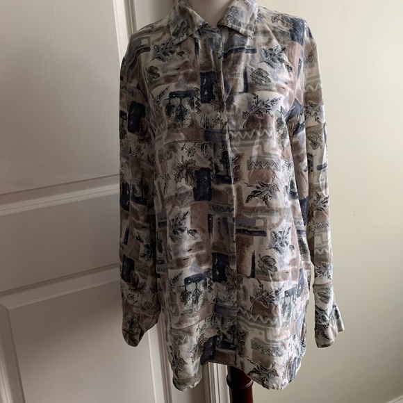Vintage Silk Blouse - Picture 2 of 7